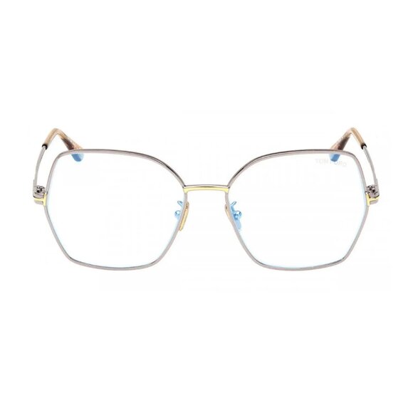 NEW TOM FORD FT5876-B/S 014 EYEGLASSES TF5876-B 014 RUTHENIUM WOMEN BUTTERFLY - Picture 2 of 3